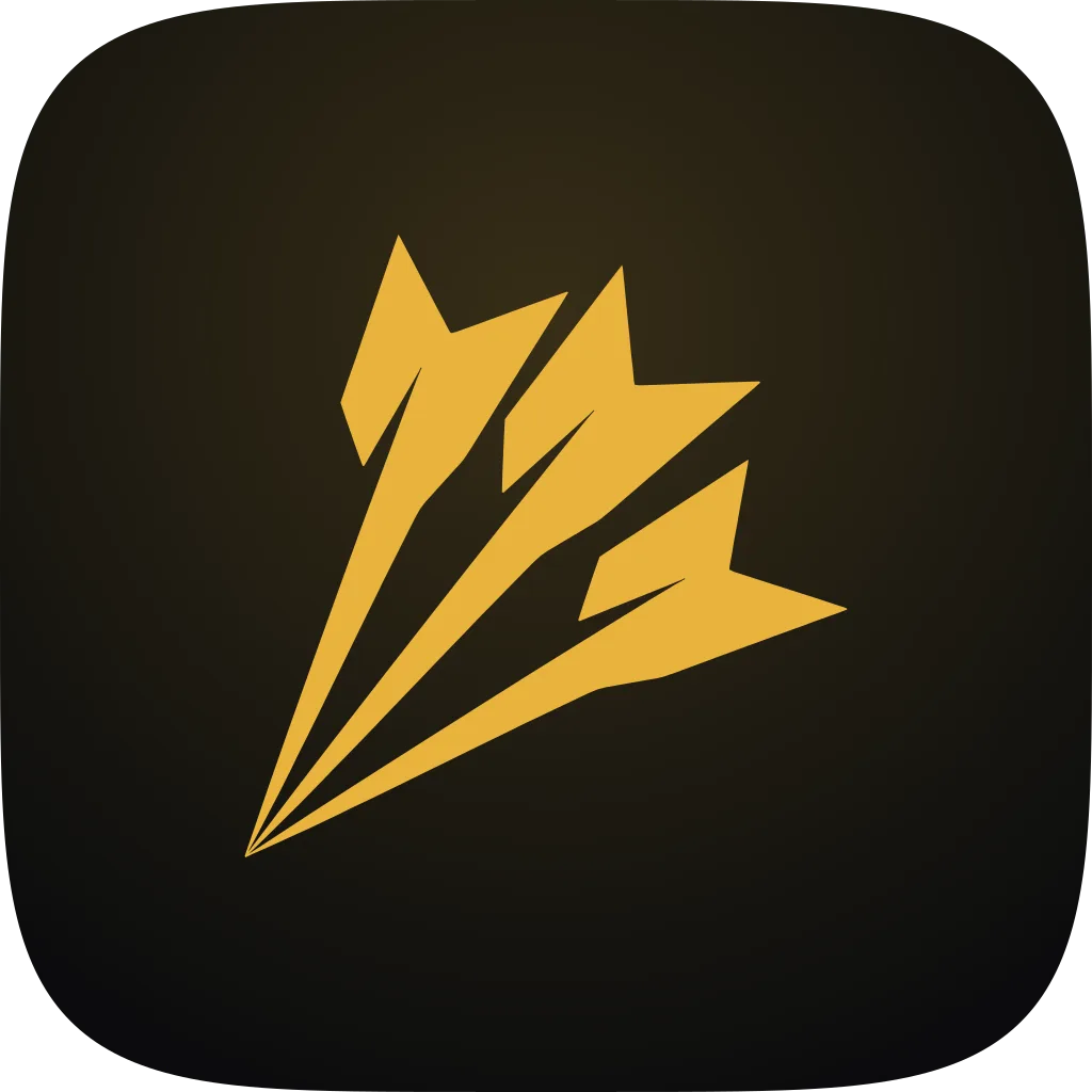 Avatars, Gold on ink, rounded