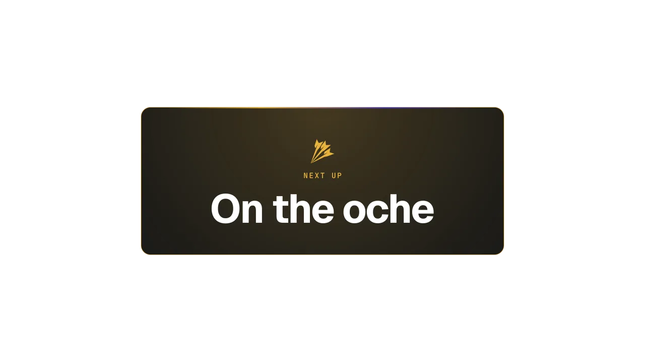 Alerts, On the oche