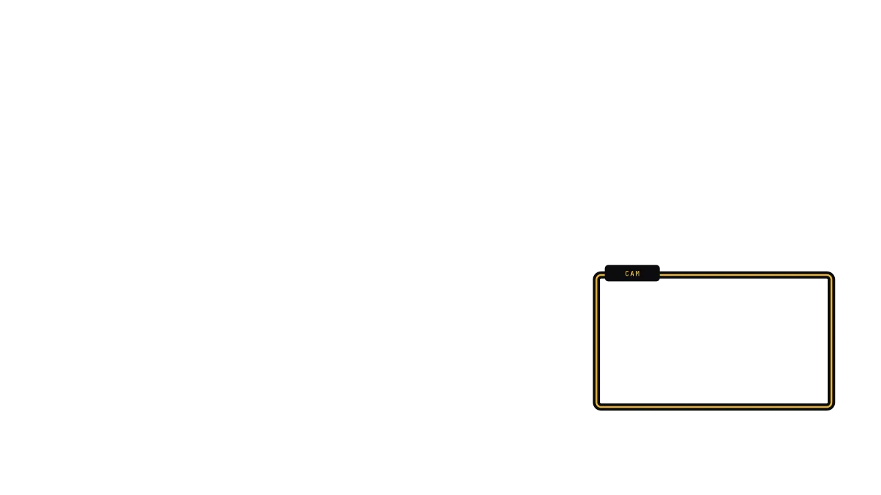 Webcam frame, Corners